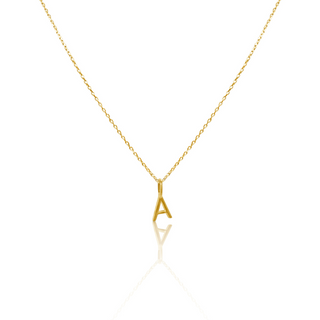 9ct Gold Signature Initial Necklace & Pendant Set