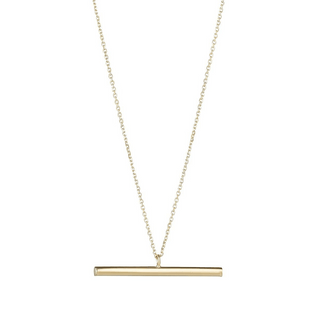 9ct Gold Dainty T-Bar Necklace