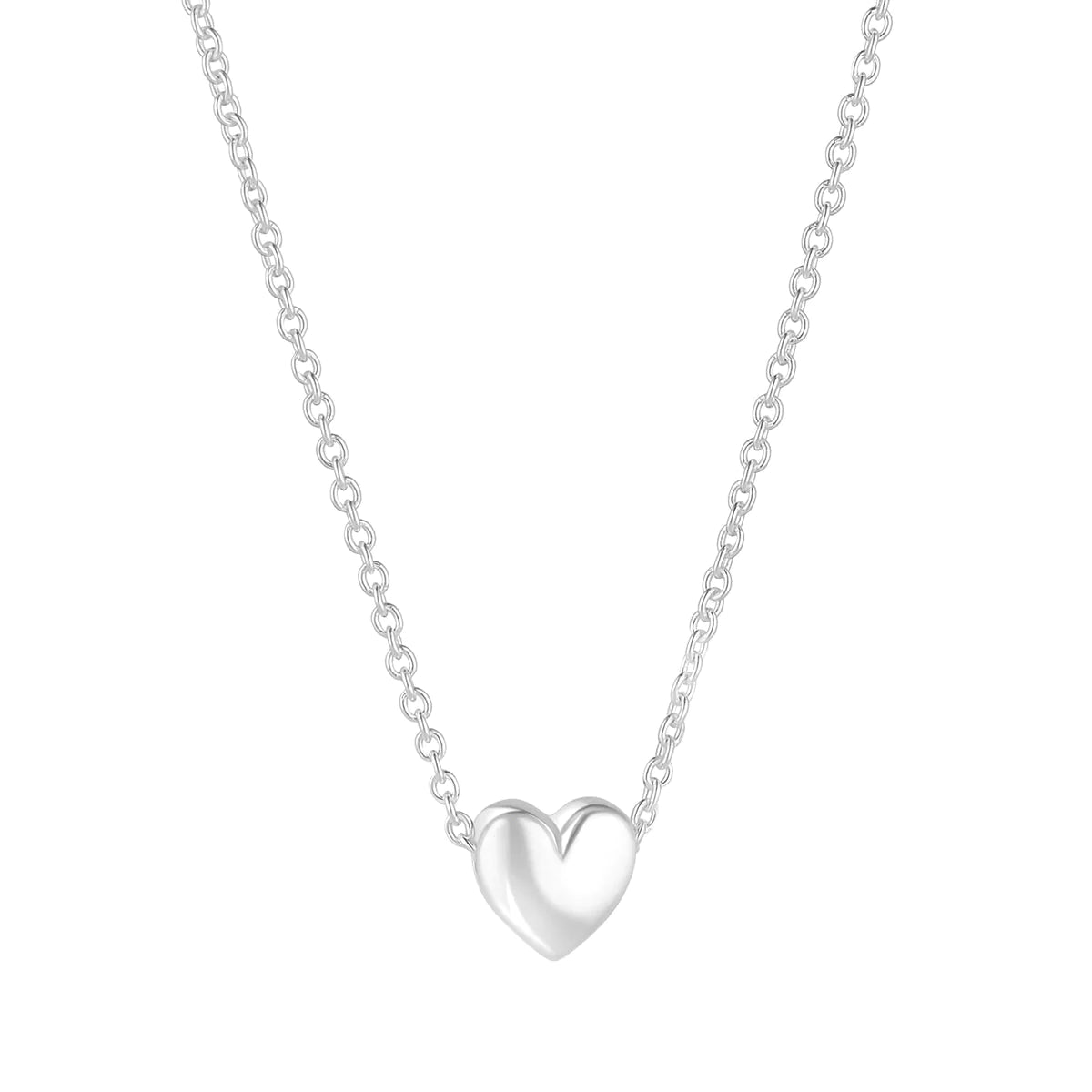 STERLING SILVER SMALL HEART NECKLET