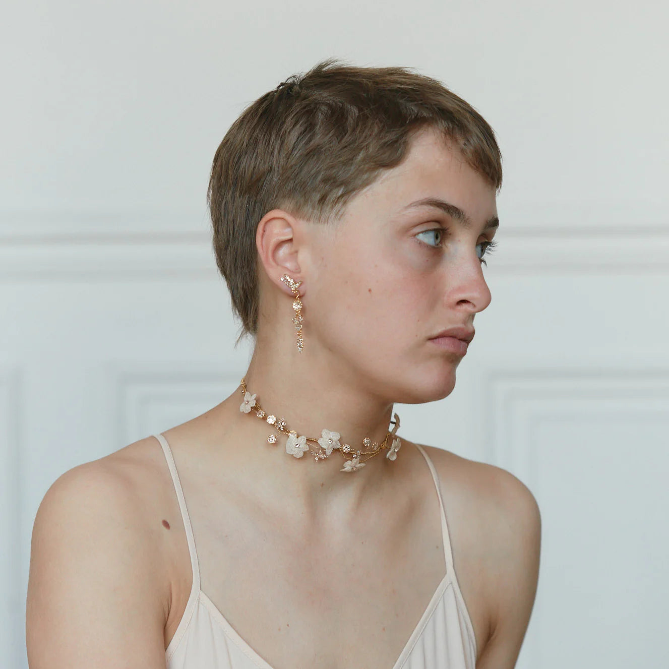 AMBER STUD EARRINGS