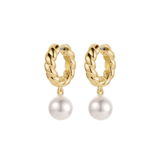 Pearl Crew Hoops