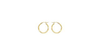 9ct Yellow Gold Creole Hoop Earrings