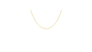 9ct Yellow Gold Mini Diamond Cut Rambo Chain