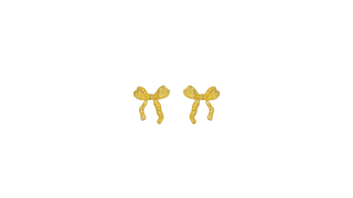Golden Bow Earrings