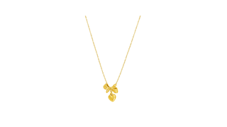 Golden Bow Necklace
