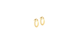 9ct Gold Polished Hoop Creole Earrings
