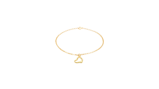 9ct Gold Heart Charm Bracelet
