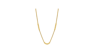 Golden Harmony Bead Necklace