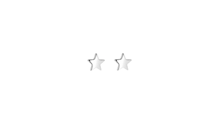 Silver Star Stud Earrings