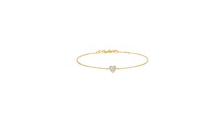 Gold Sweetheart Pavé Bracelet