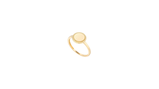 9ct Gold Round Signet Ring