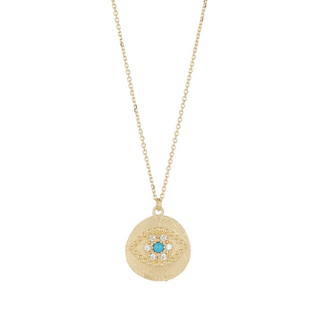 9ct Gold Evil Eye Necklace