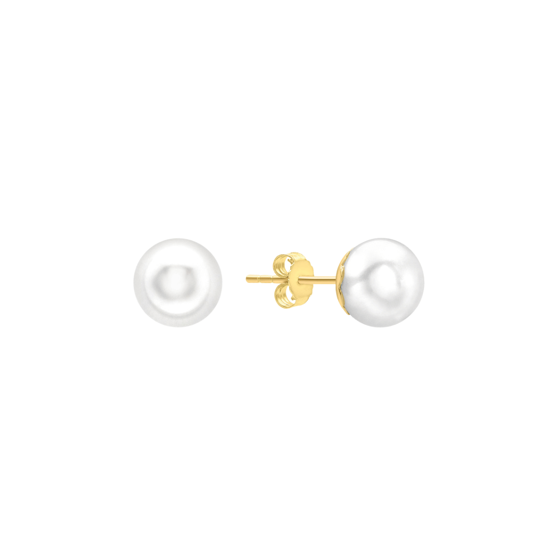 9ct Gold 'Perfect Pearl' Earring