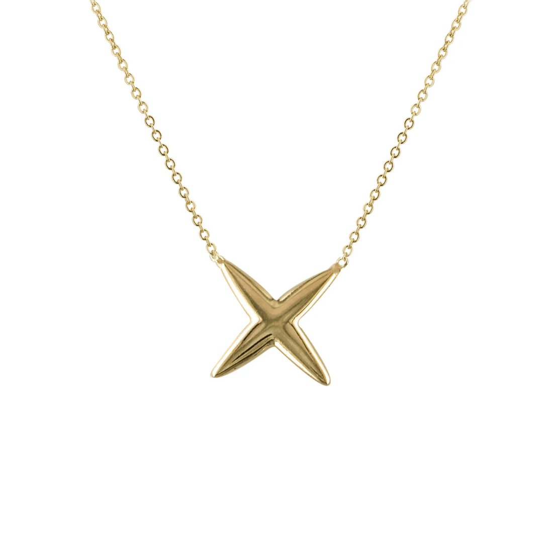 9ct Gold Kiss Necklace