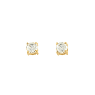 9ct Gold CZ Studs