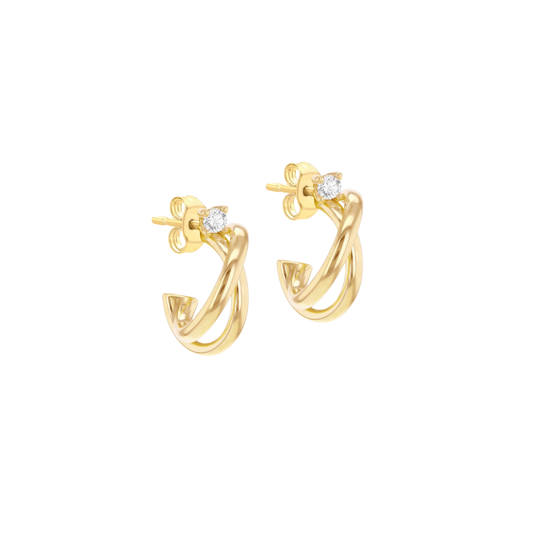 9ct Gold Imogen Earrings