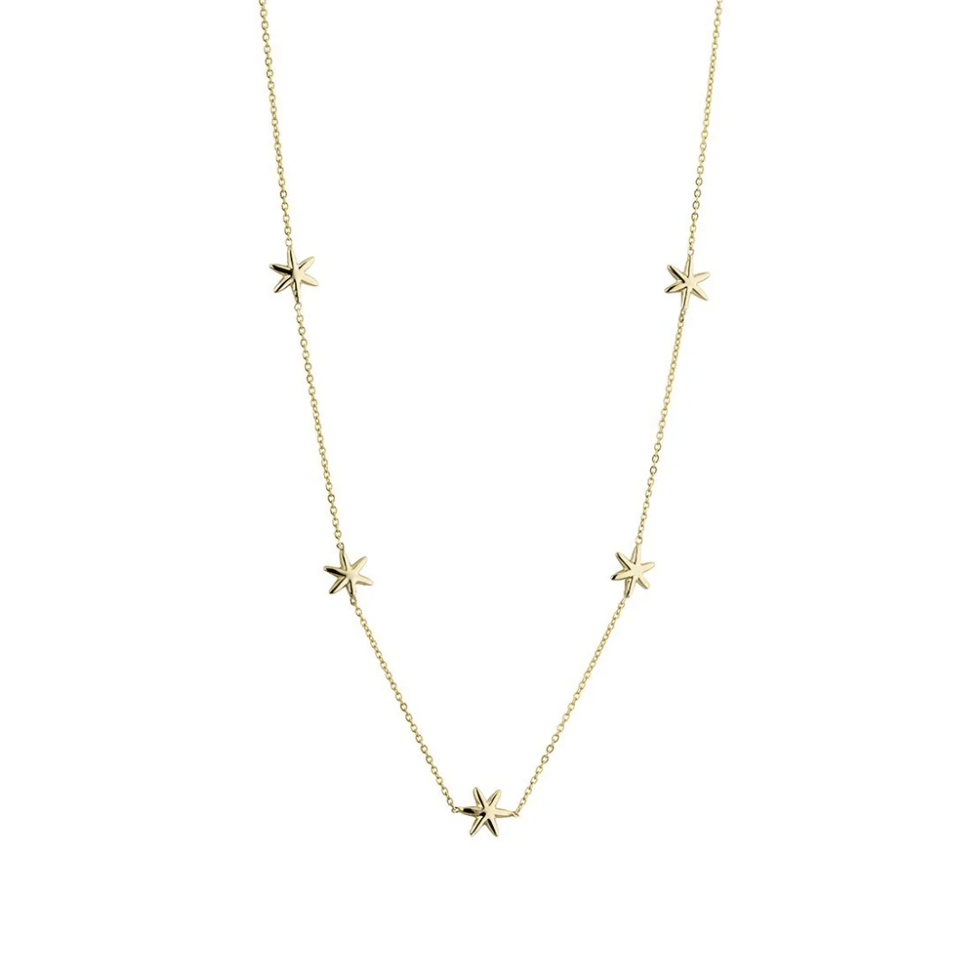 9ct Gold Mini Star Necklace