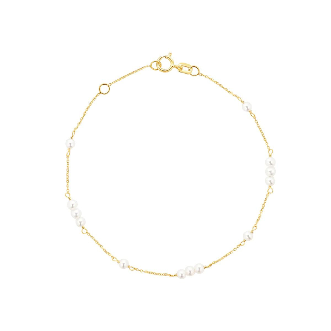 9CT GOLD DAINTY PEARL BRACELET