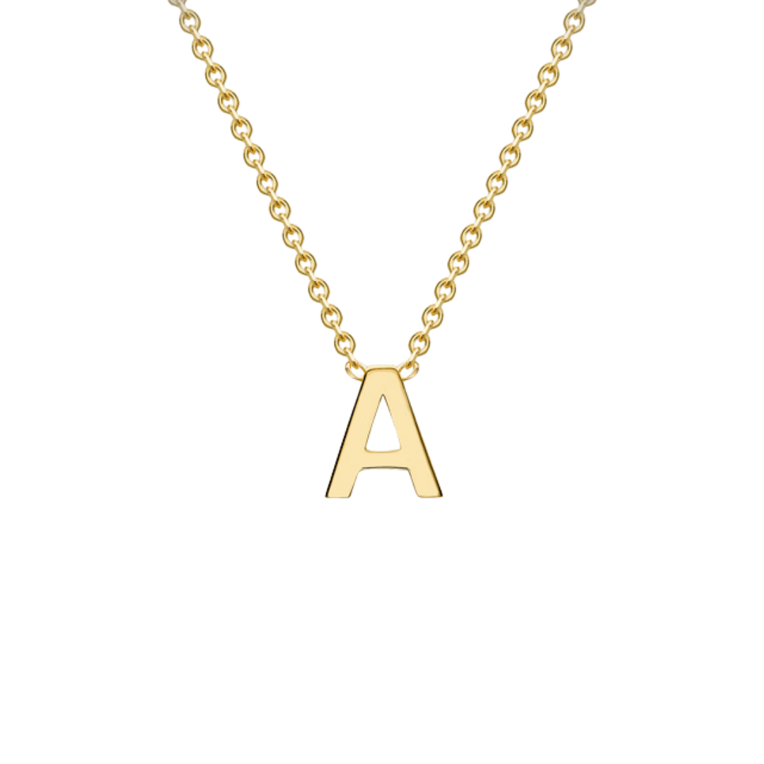 9ct Gold Petite Initial Necklace