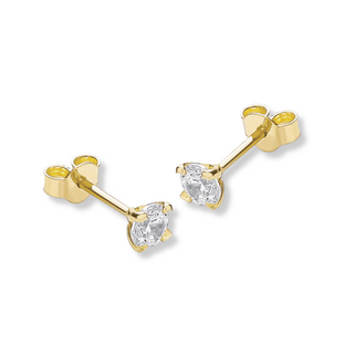 9ct Mini CZ Stud Earrings