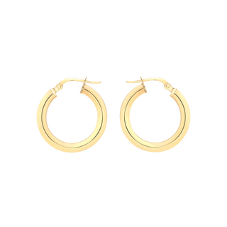 9ct Gold Claudia Hoop Earrings