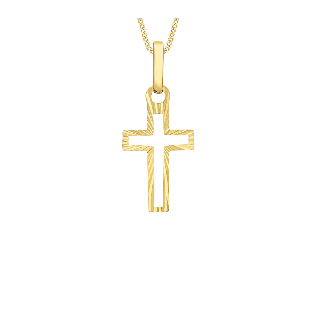 Cutout Cross Necklace