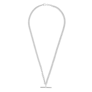 Silver T-Bar Necklace
