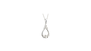 Sterling Silver Claddagh Trinity Pendant