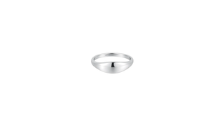 Silver Dome Plain Ring