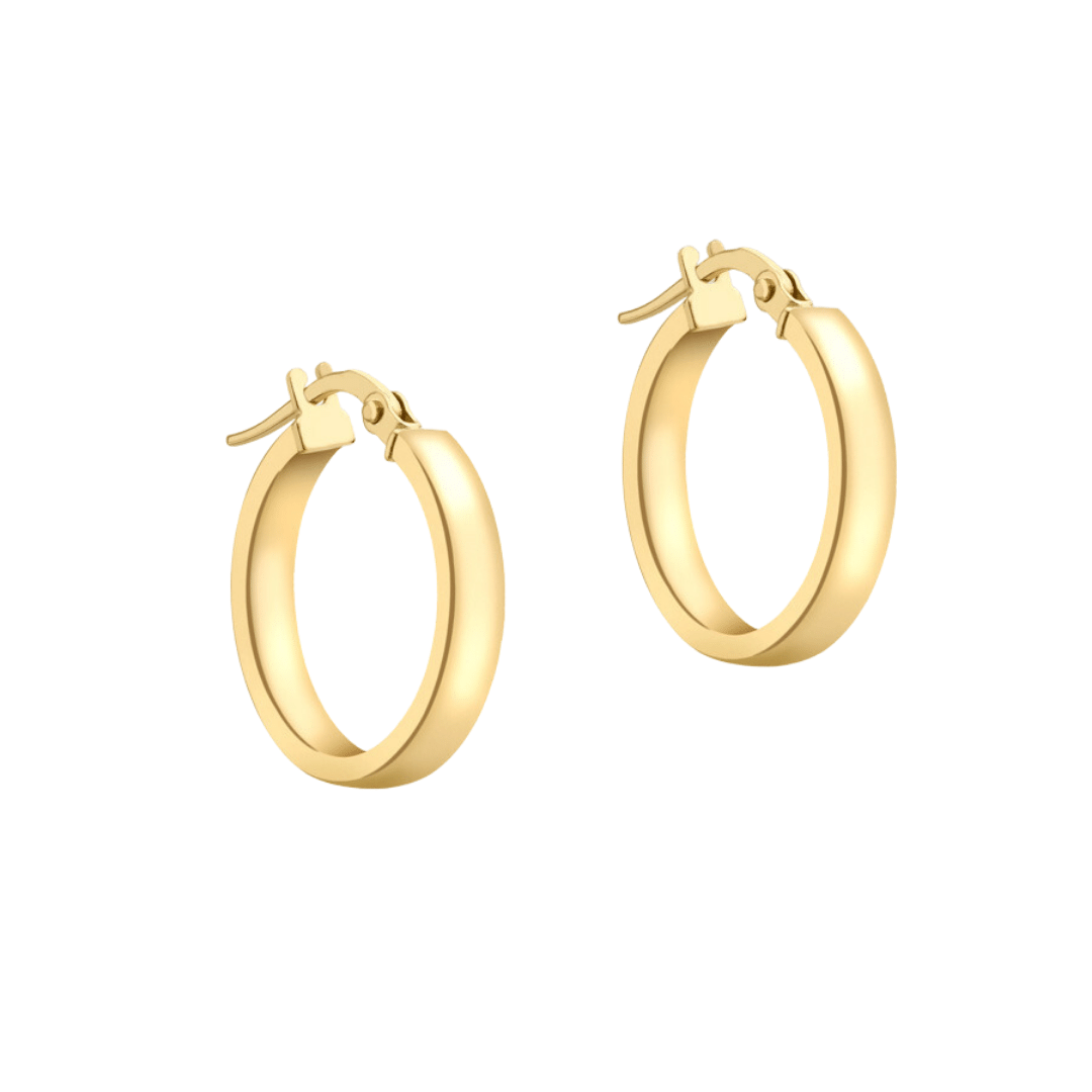 9ct Gold Classic Hoops