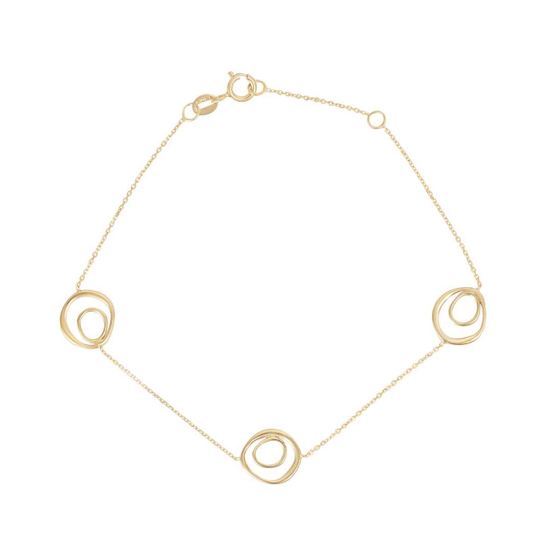 9ct Gold Spiral Bracelet
