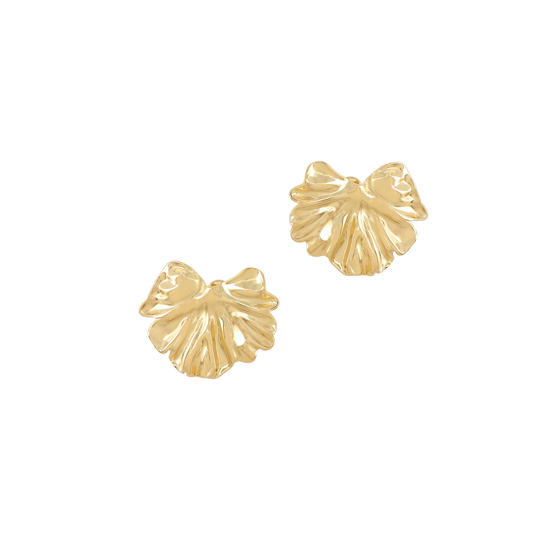 Ór | Gold Leaf Earrings
