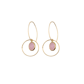 Ór | Pink Aura Earrings