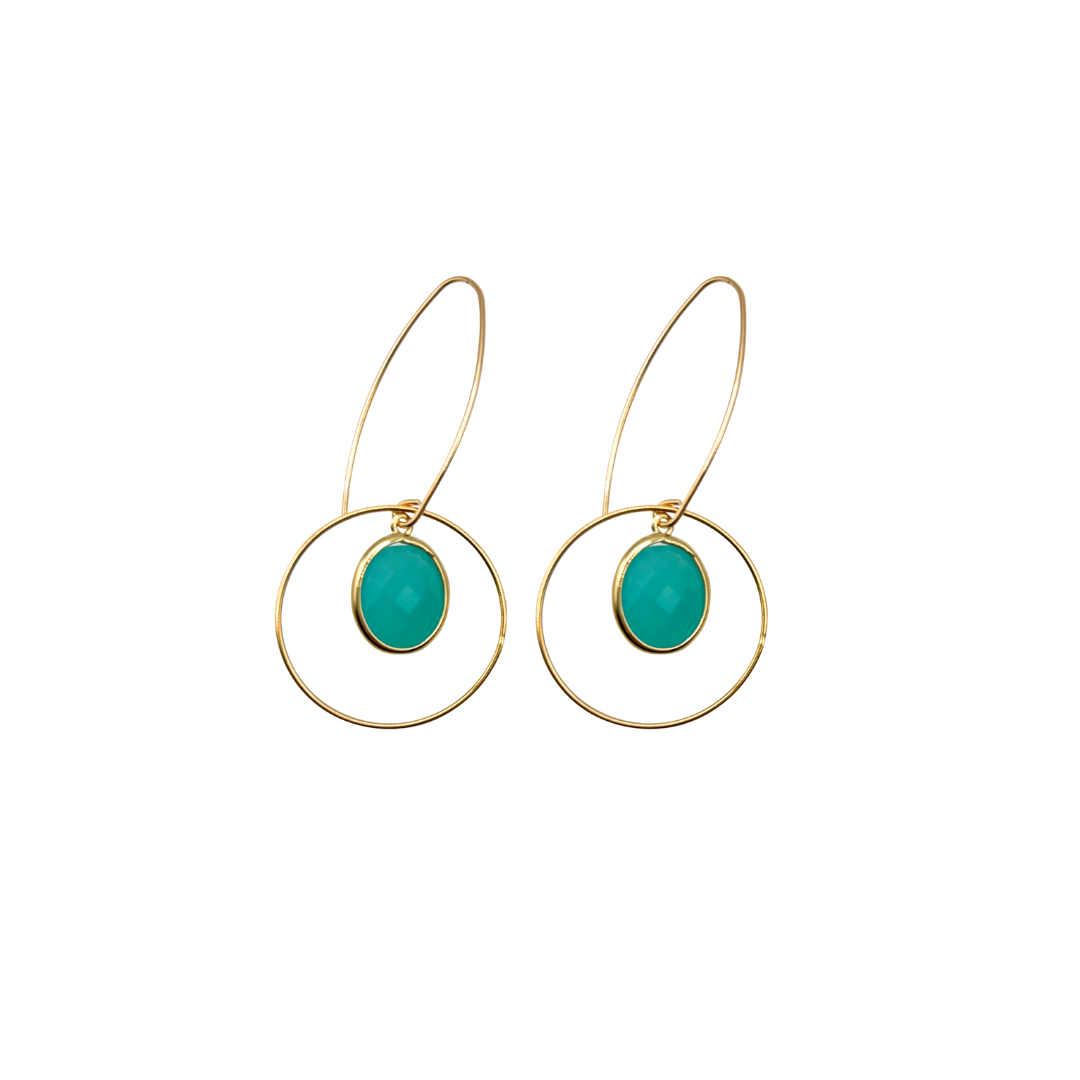 Ór | Turquoise Aura Earrings