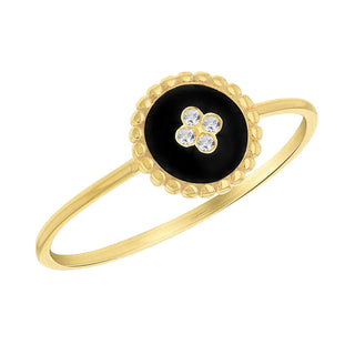 Enamel Petal Ring