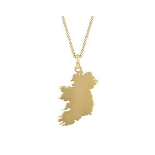 Celtic Map of Ireland Pendant