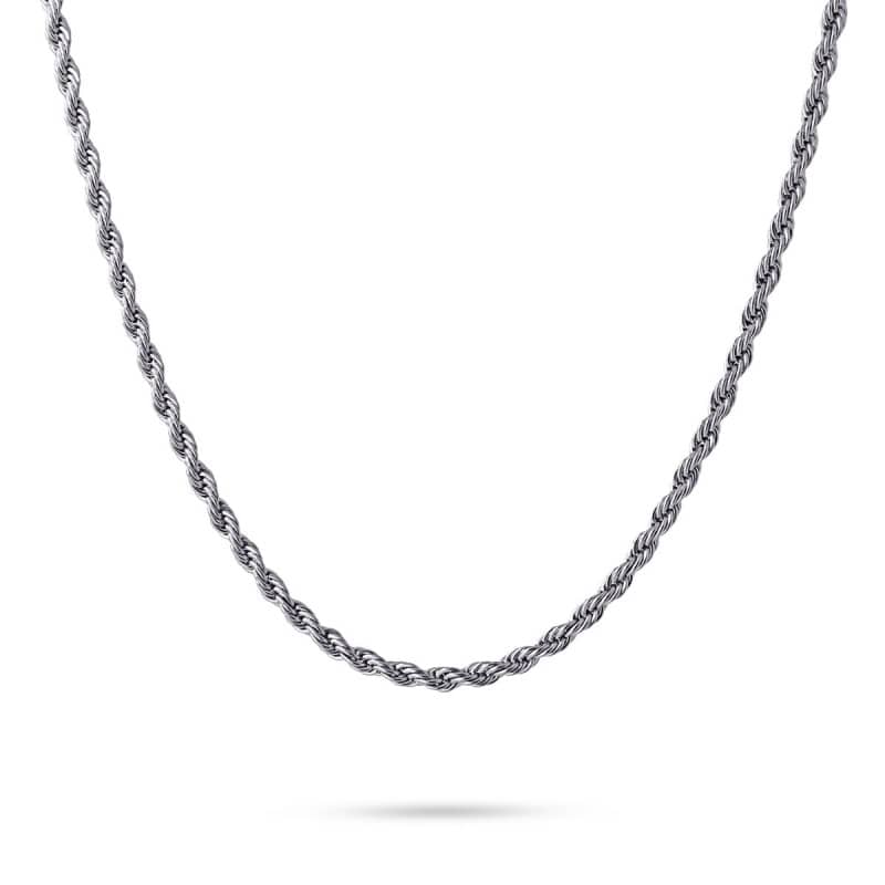 Twisted Silver Chain
