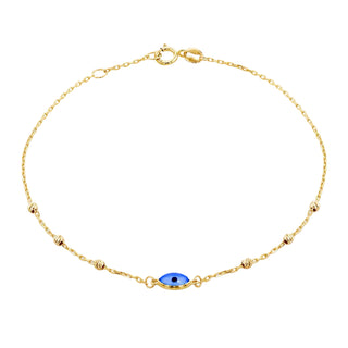 9CT Evil Eye Bracelet