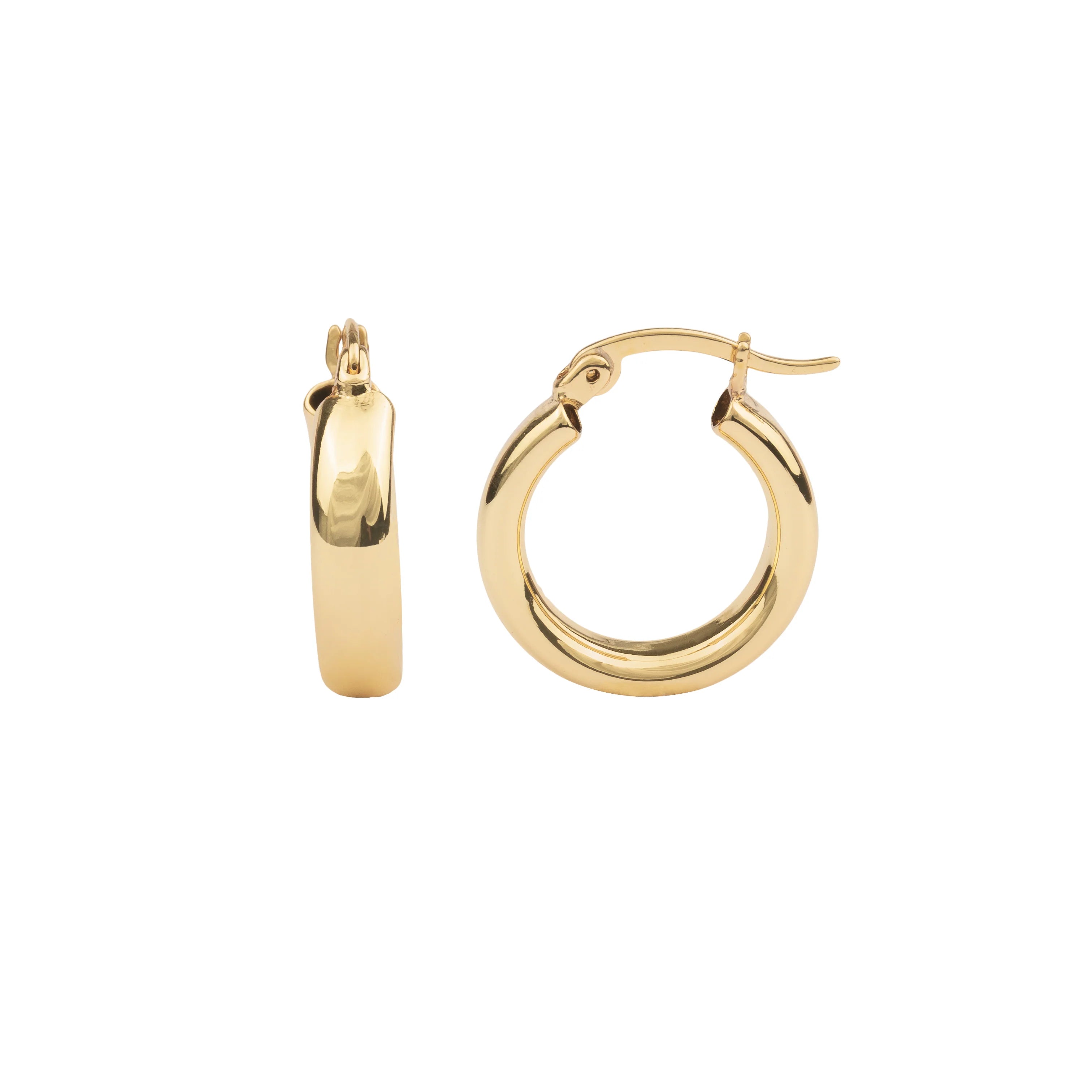 Small Gold Plain hoops