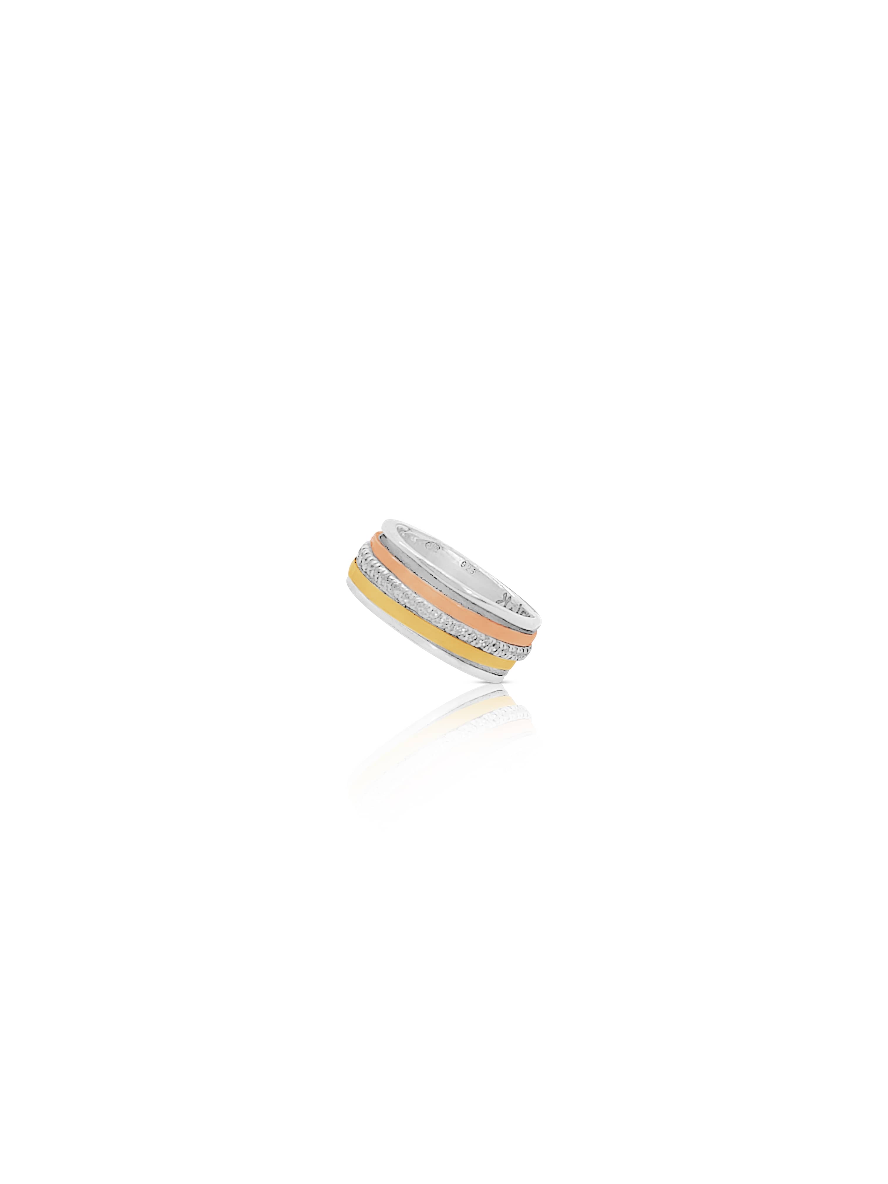 Small Sterling Silver Spinner Ring