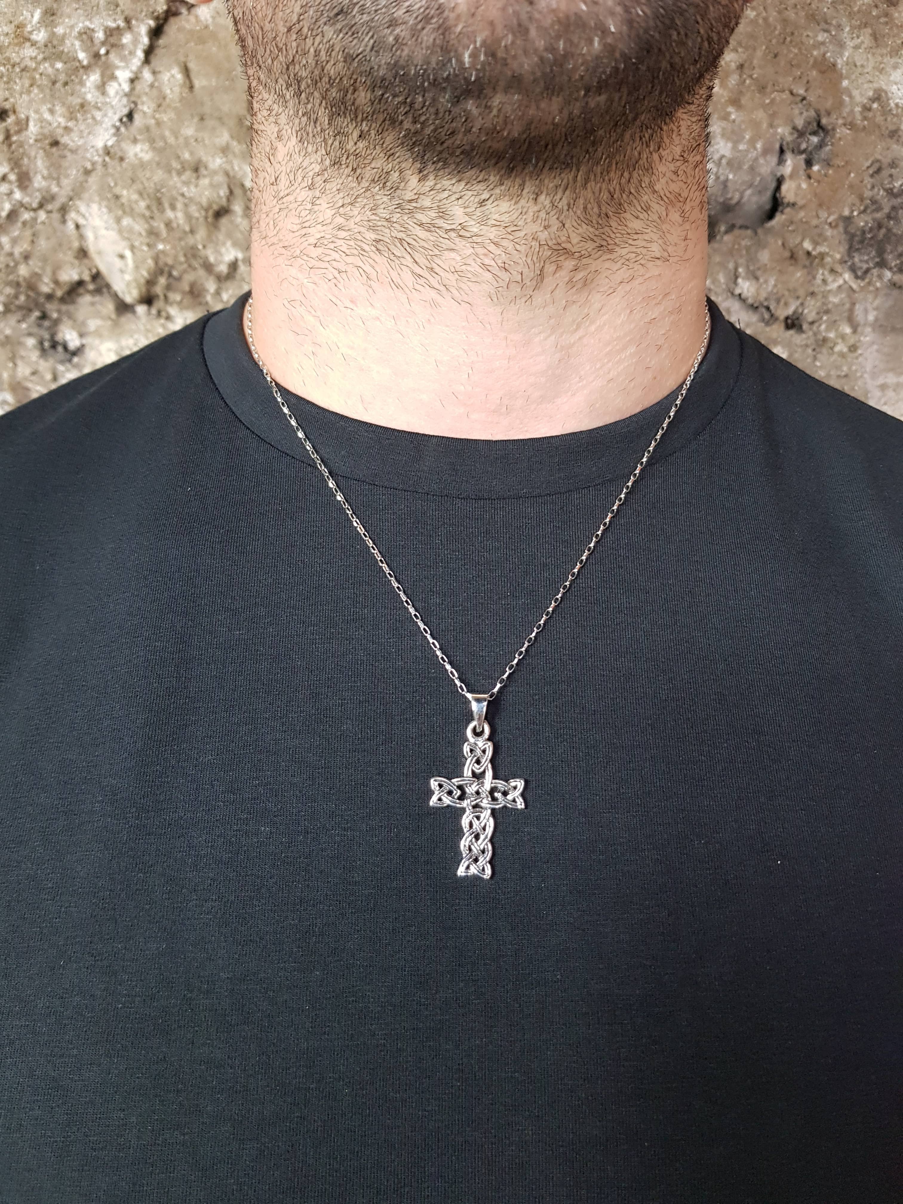 Intertwined Cross Necklace