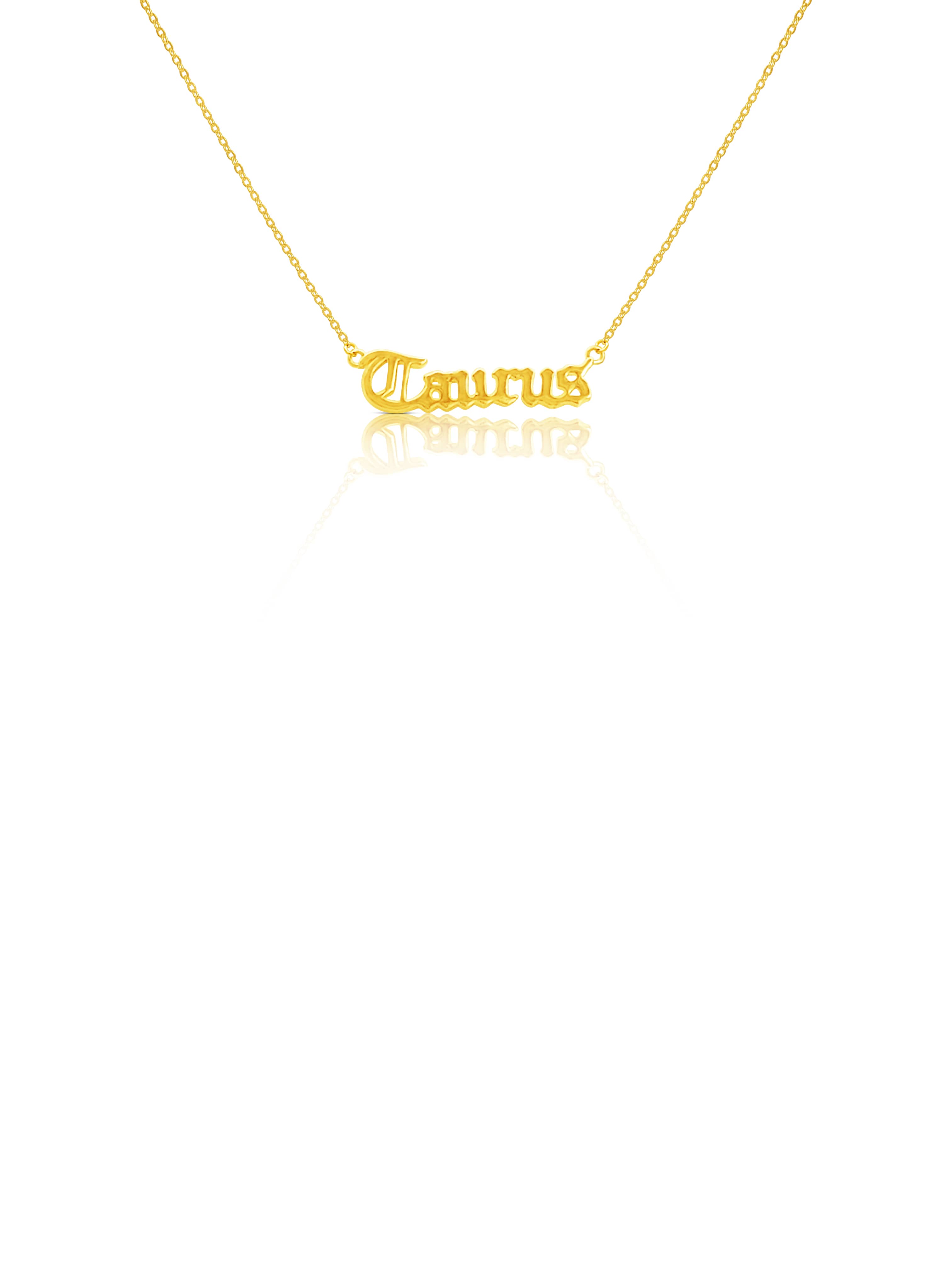 Gold Star Sign Necklace