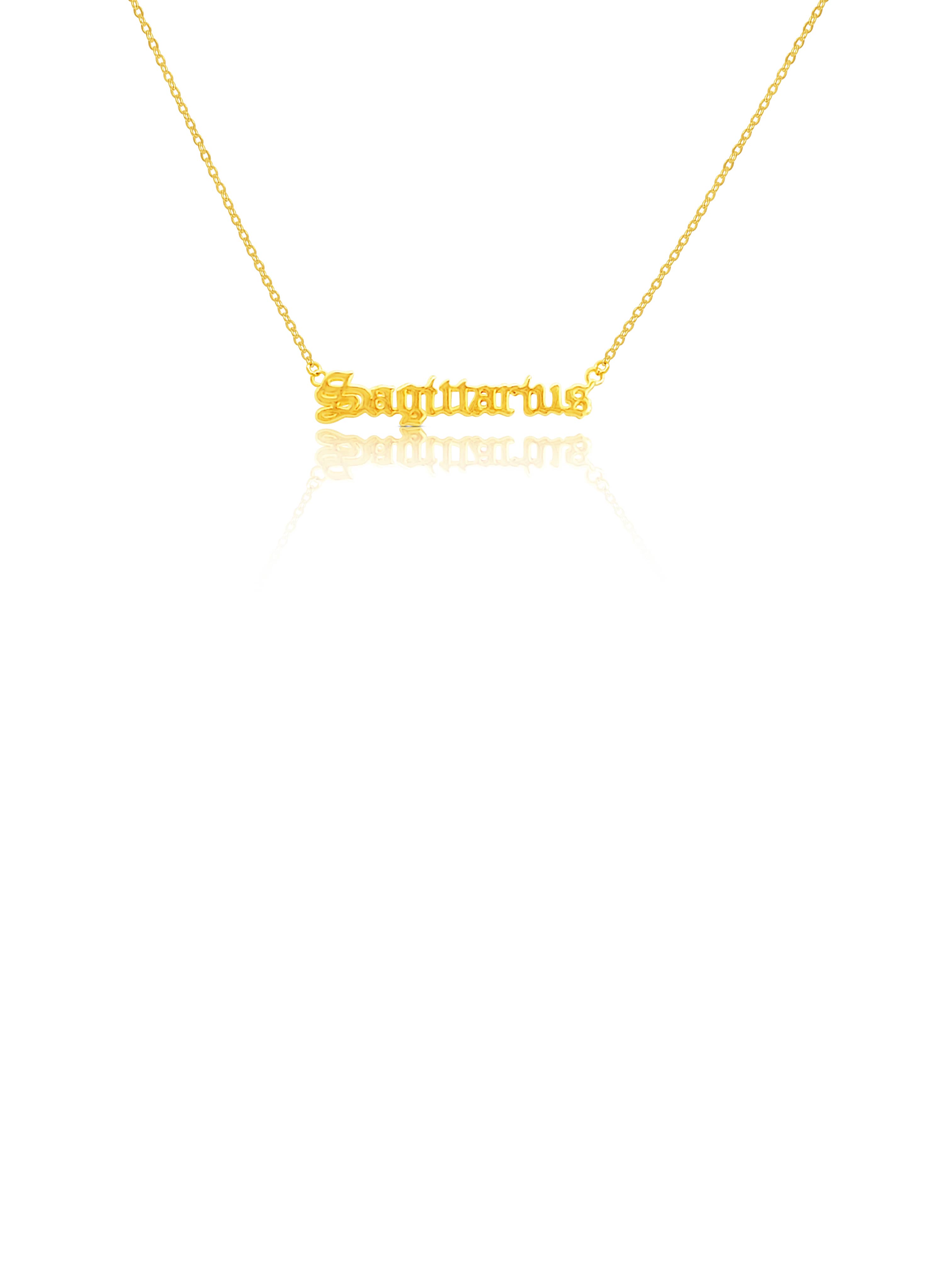 Gold Star Sign Necklace