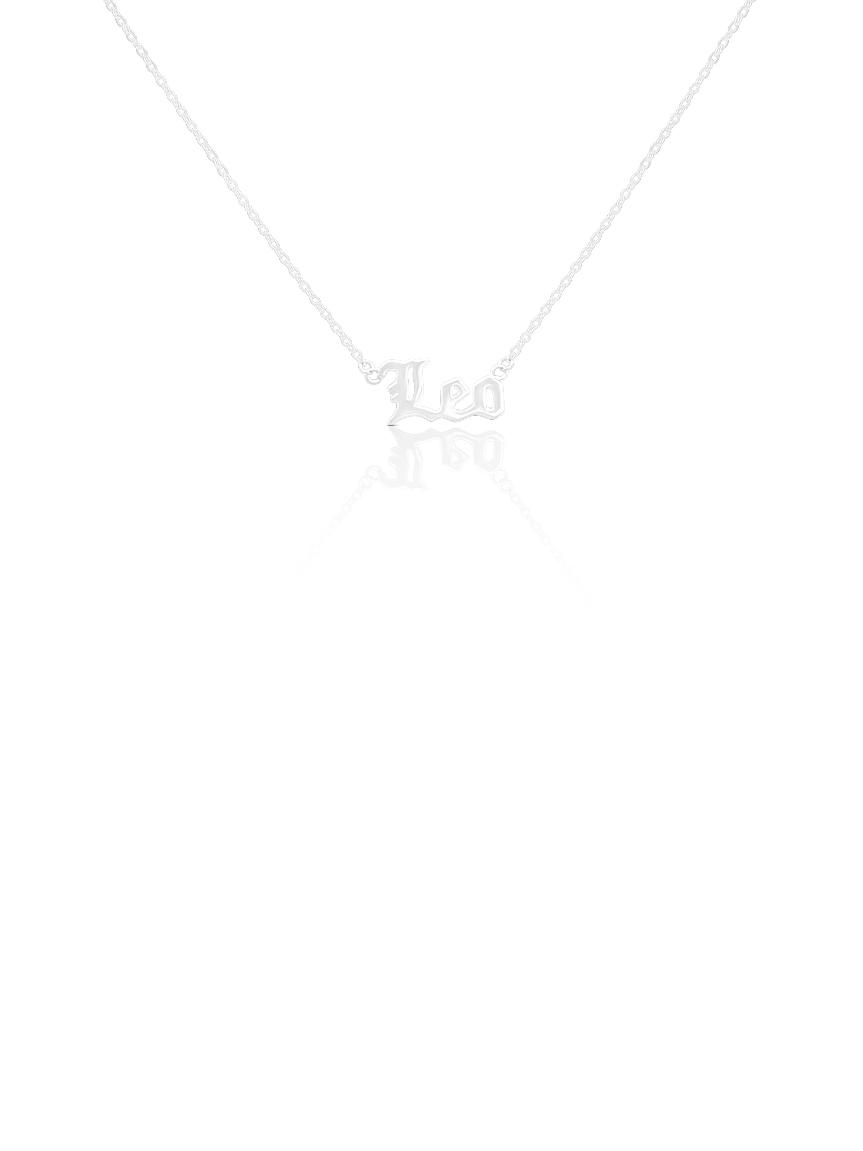 Sterling Silver Star Sign Necklace
