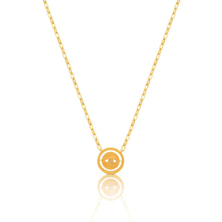 Gold Evil Eye Necklace