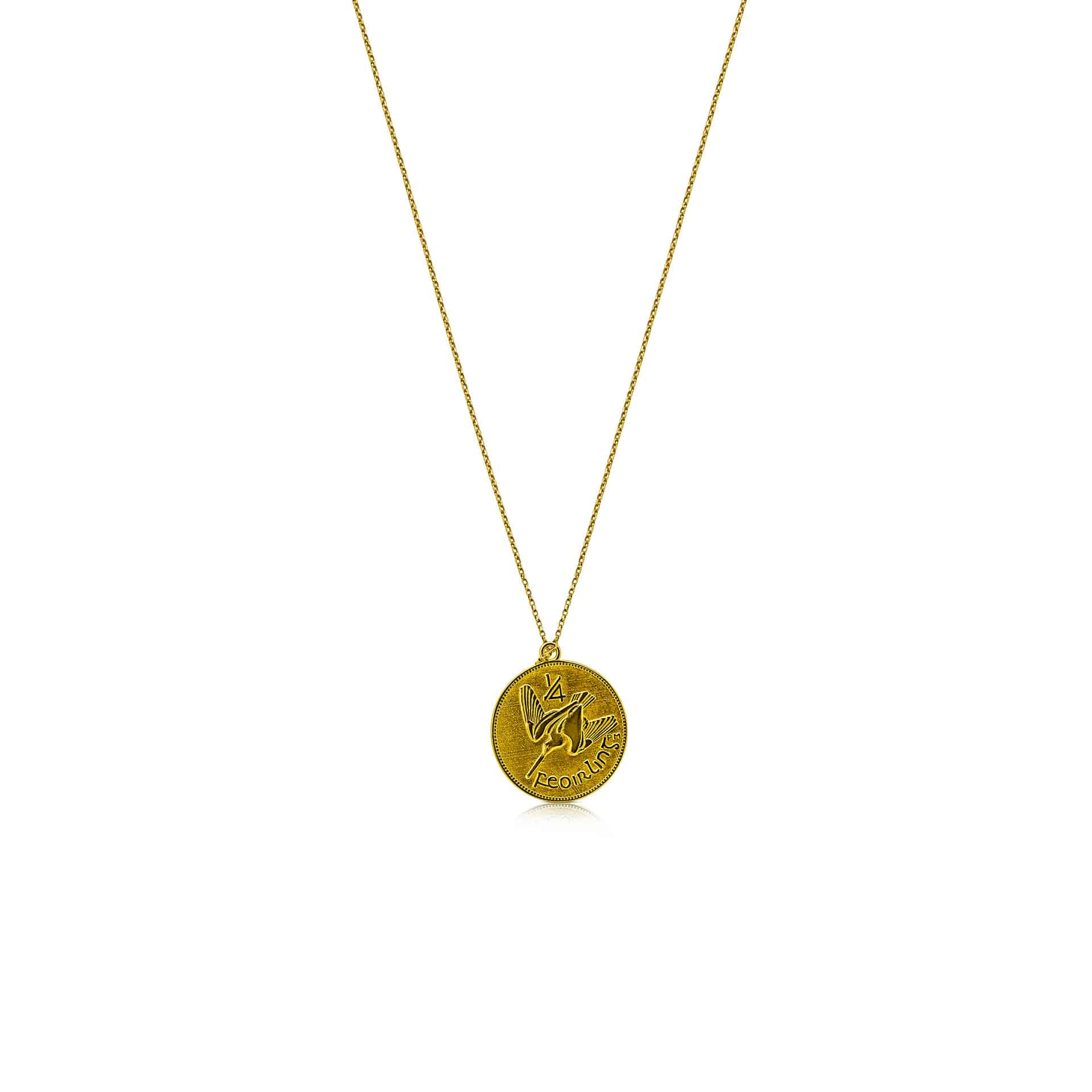Irish Farthing Coin Necklace