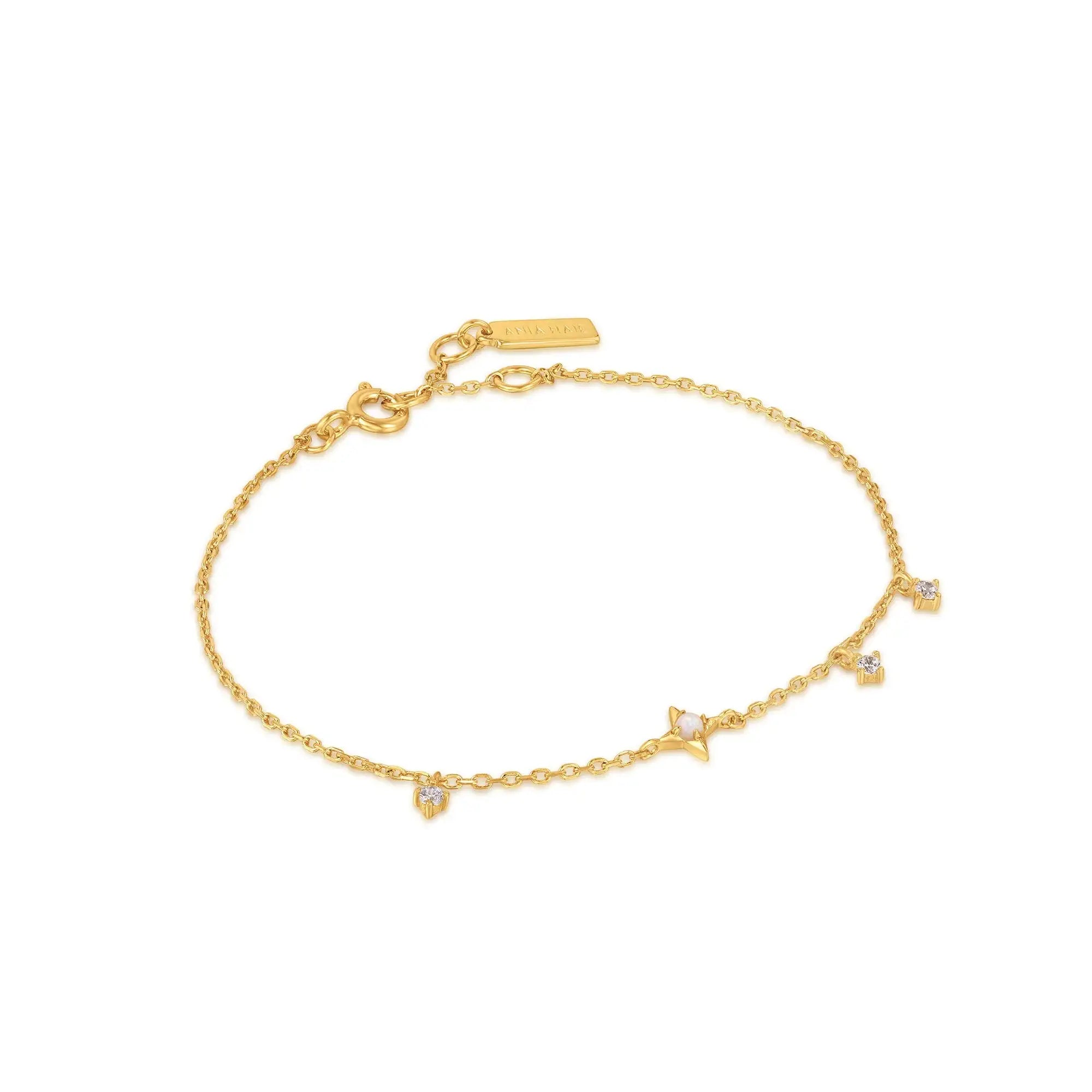 Gold Star Opal Bracelet