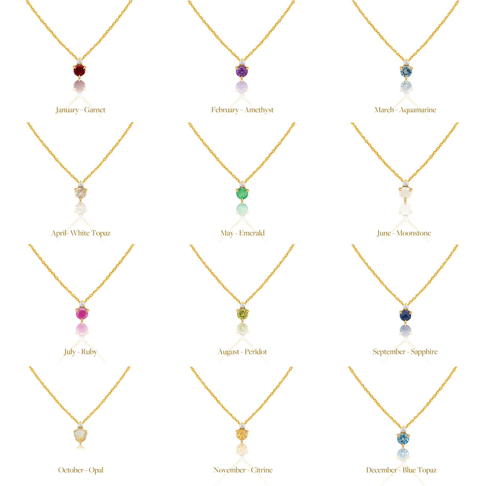 The Birthstone Collection Necklace