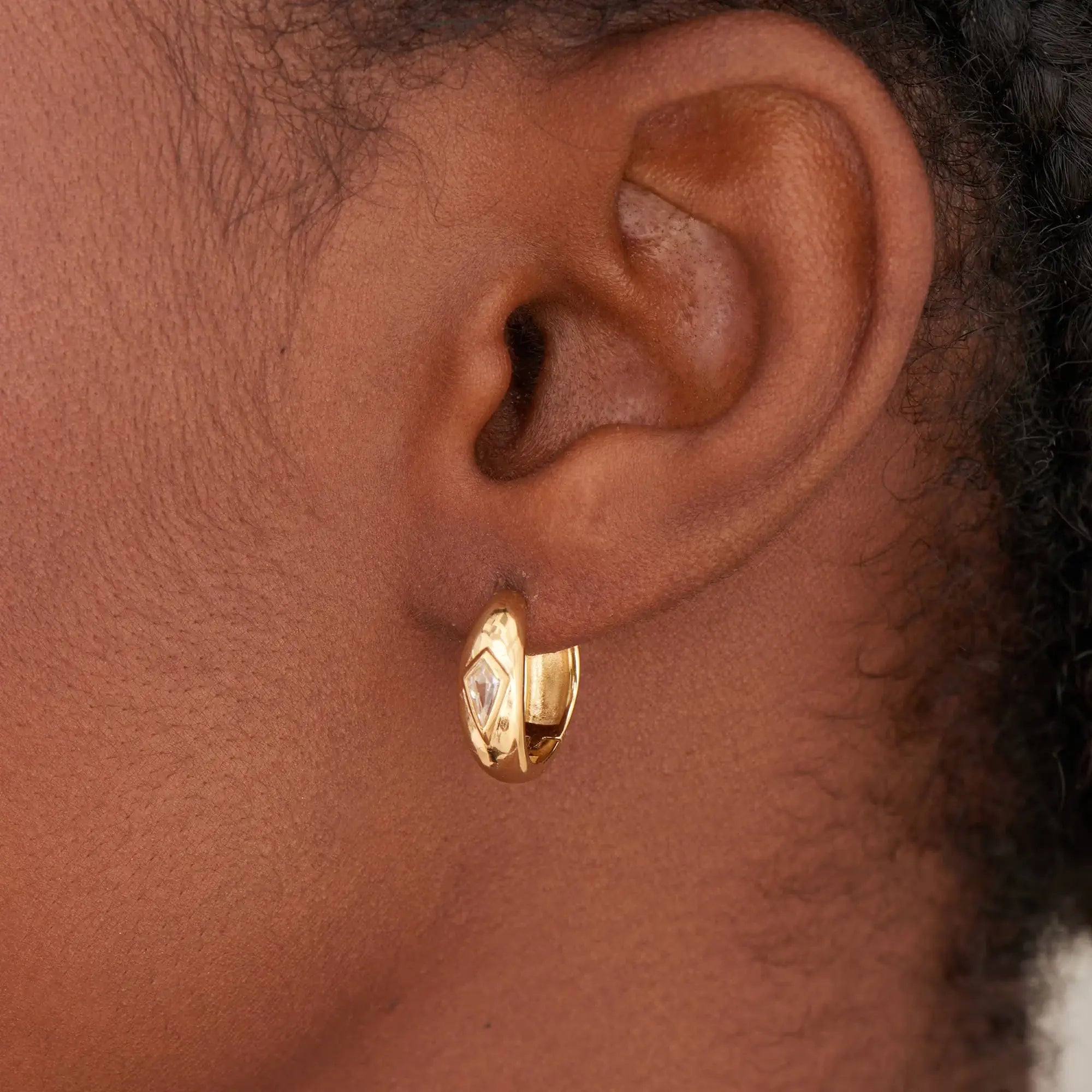 Sparkle Dome Hoops Gold