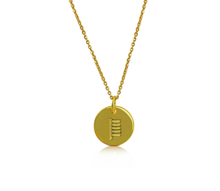 Gold Ogham Necklace
